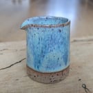 Turquoise speckled jug
