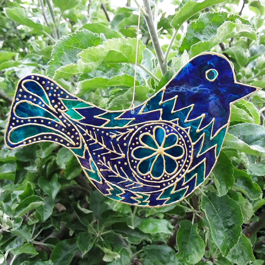 Blue Bird Suncatcher