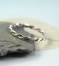 Twisted Silver Ring 1 mm Wire Dainty Stacking Rings - Image 5