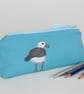 Pencil Case Pouch Craft Project Bag Handmade Seagull Bird Nature  - Image 1