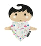 Newborn bib, bibs, baby bib, bandana bibs, teething, flowers, baby gift idea