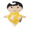 Handmade Baby Bandana Dribble Bib in Scandinavian Swedish Znok Elephant fabric 
