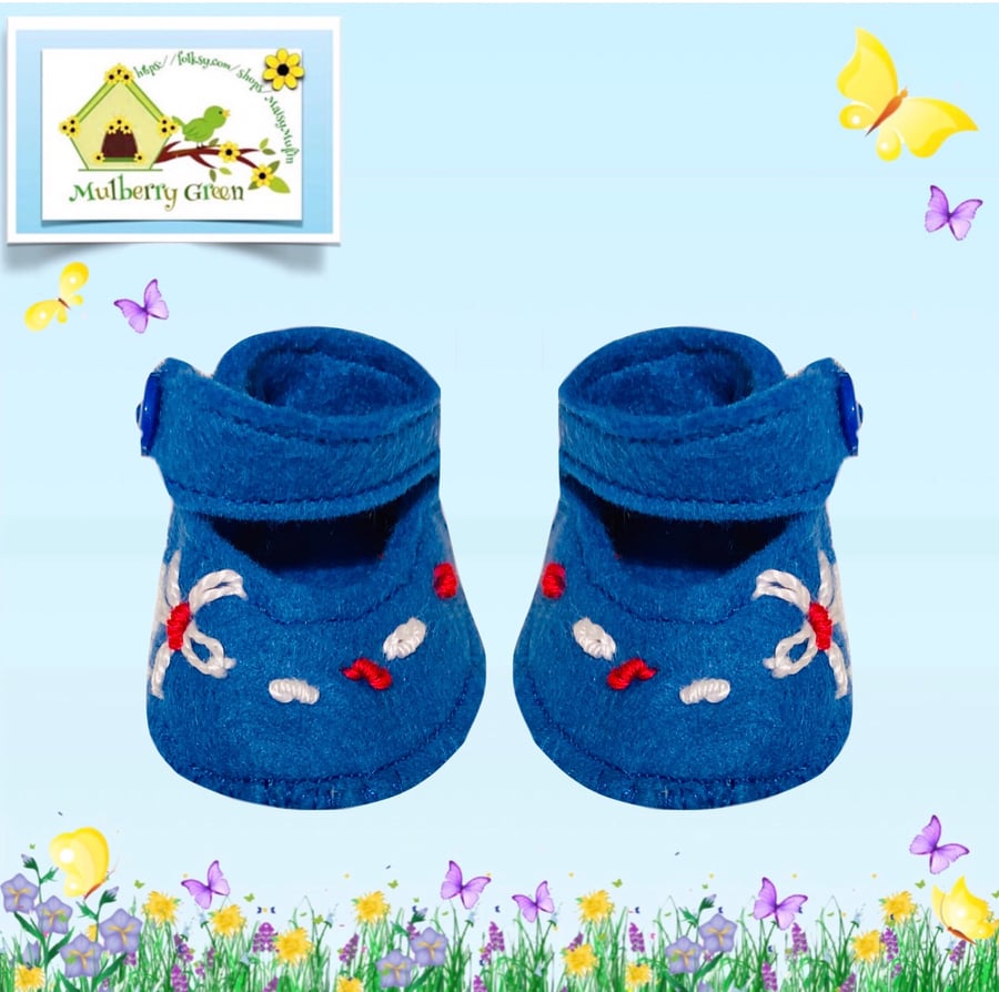 Royal Blue Mary Jane Shoes