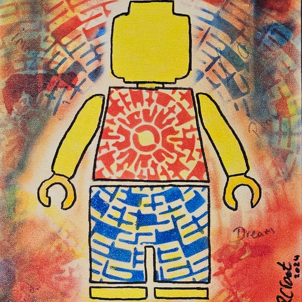 Lego Art Piece Gareth Croot 002 - 25x30cm canvas panel