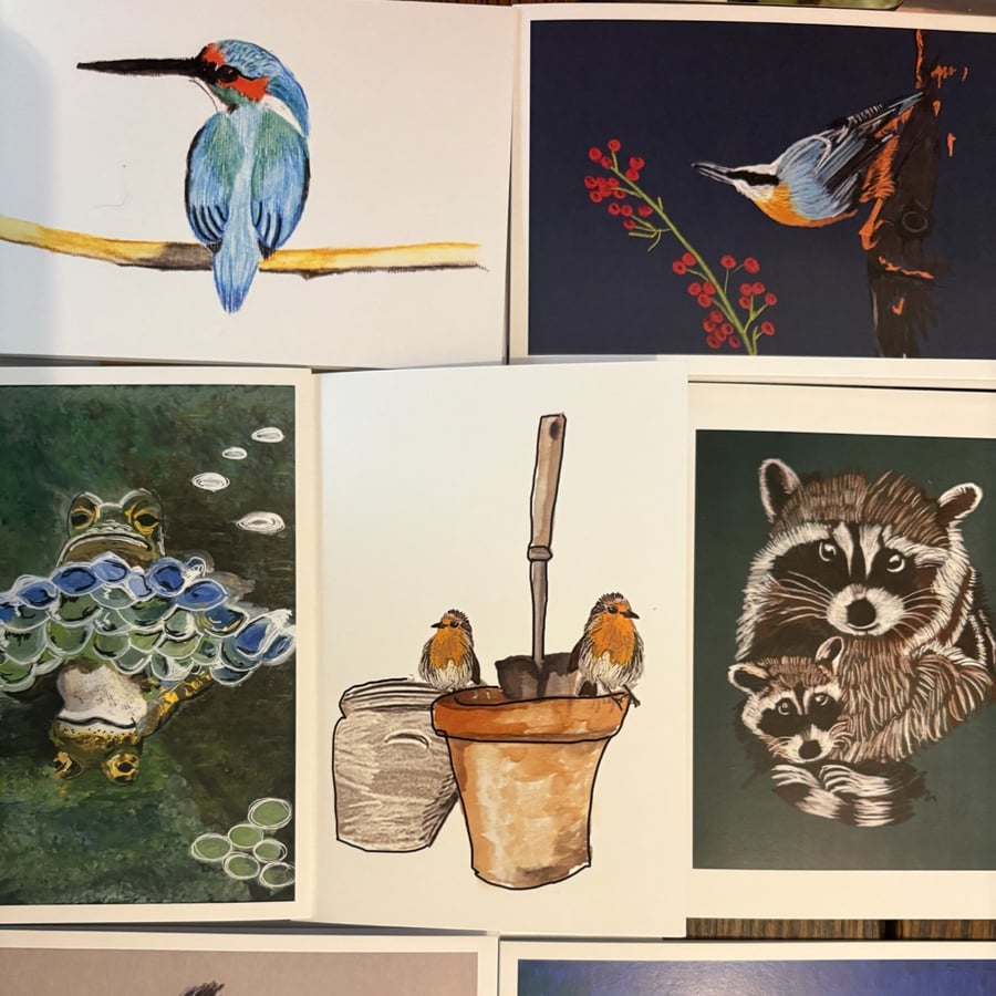 Pick and Mix 5 x A5 Greeting cards of your choice blank inside. 