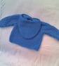 Knitted Hooded Jumper with Front Pocket, Baby's Jumper, Custom Make, Baby Gift - Image 6
