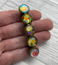 Women's barrette with abstract circle pattern - Image 3