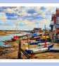 The Tide is Out Wells Next The Sea Norfolk Greeting Card A5