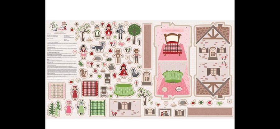 Riley Blake To Grandmother’s House Felt Panel