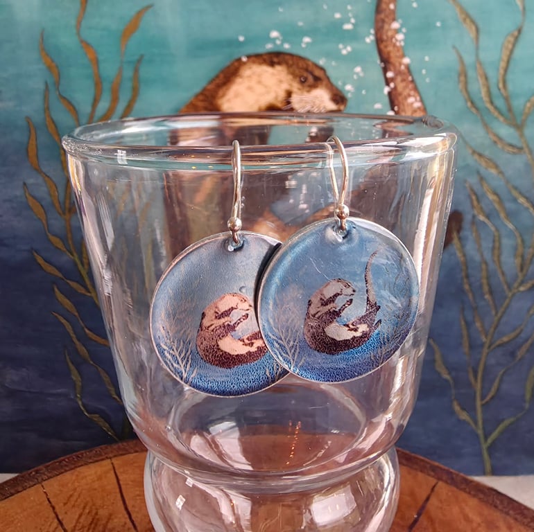 Otter Standard Aluminium Earrings