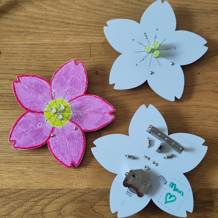 Sakura Cherry Blossom Flower Art-PCB