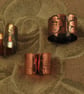 Etched Copper Flower Ring - Adjustable size - Image 3