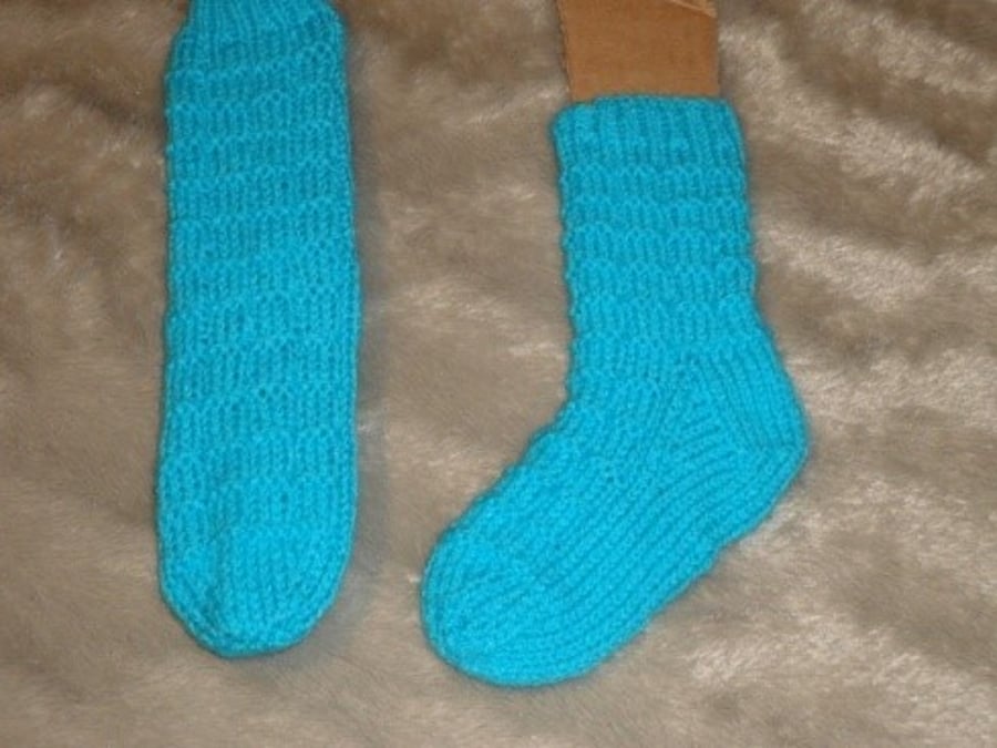 Boys Waffle Socks - Size 5UK-10UK