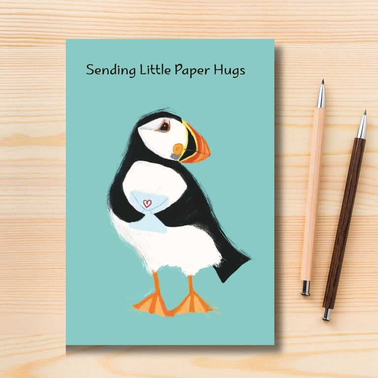  Puffin Card Blank card all occassions