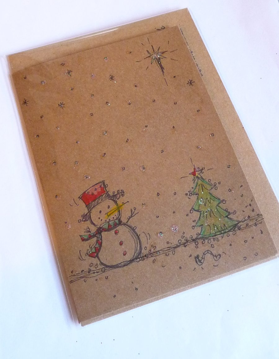 Hand Drawn Christmas Card