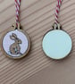 Hare Mini Embroidery Hoop Hanging Decoration  - Image 8