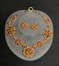 The Tudor Life seed bead and crystal necklace and earring set - Image 2