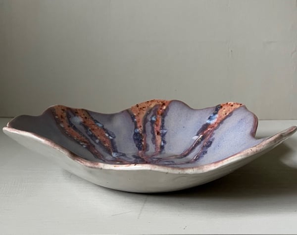 Ceramic stoneware serving dish