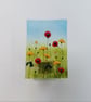 Wildflower tea light holder, gift for her, home decor. fused glass art, summer c - Image 4