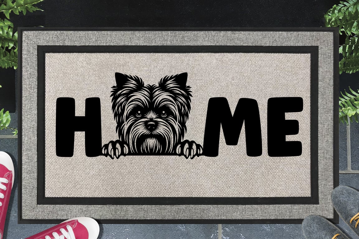 Yorkshire Terrier Home Door Mat No.2 - All Weather Doormat - 45x70cm 