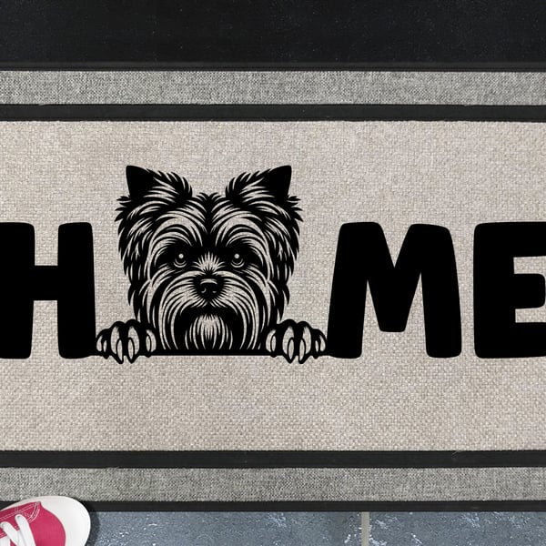 Yorkshire Terrier Home Door Mat No.2 - All Weather Doormat - 45x70cm 