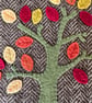 Notebook & Journal Cover with Tree Decoration in Vintage Welsh Tweed & Felt - Image 6