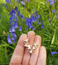 Bluebell Cluster Earrings Curly - Image 5