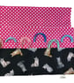 fixed Circular knitting needle case with cats, sock needles roll, needle wallet, - Image 1
