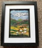 Harvest time landscape corn fields Needlefelt 