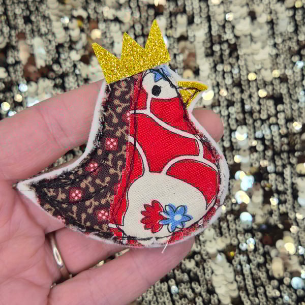 Christmas Robin Badge