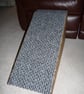 32cms H. x 65cm L. Doggy Ramp Natural Wood Sides with New Luxury Two Tone Grey C - Image 6