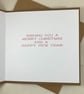 Christmas card - Countryside winter hares - Image 4