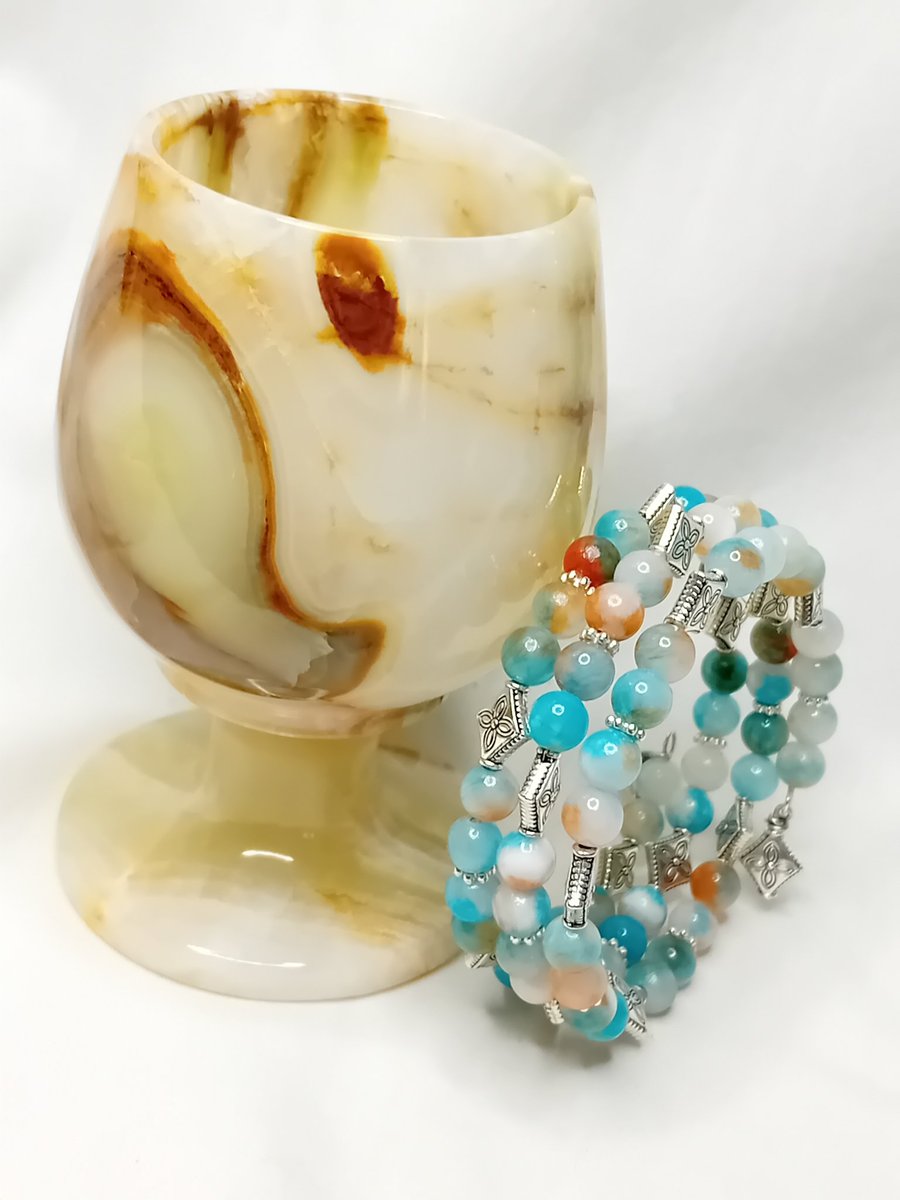 Persian Jade Memory Bracelet