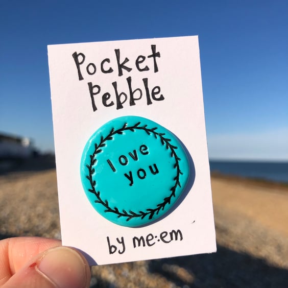 Love You Pocket Pebble