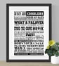 British Sayings Print - Image 1