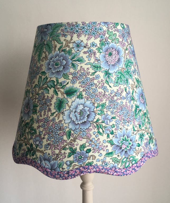 NEW Liberty Vine Garden-Handmade Scalloped Lampshade