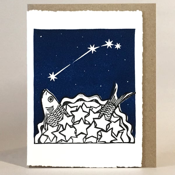 StarGazey Skies - Aries Zodiac Birthday Card (March 21-April 19)