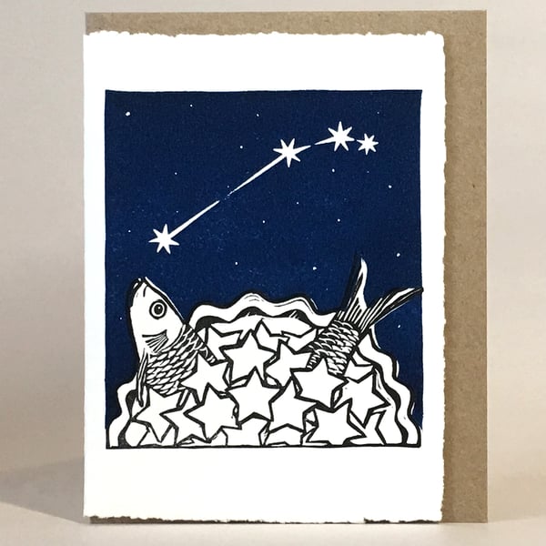 StarGazey Skies - Aries Zodiac Birthday Card (March 21-April 19)