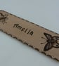 Comb in leather case with name - Image 2
