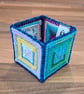 Medium container for small desk items - punk pattern 2 - Image 1