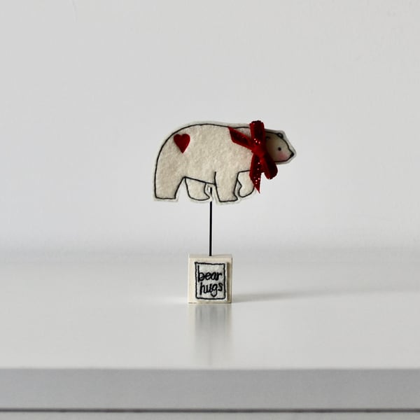 'Bear Hugs' - Mr Polar Bear - On the Blocks