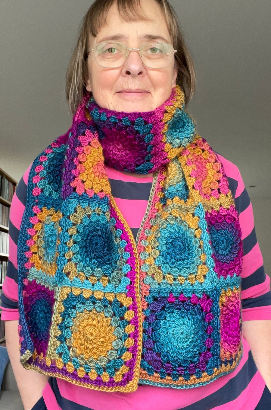 Colourful Crochet Scarf