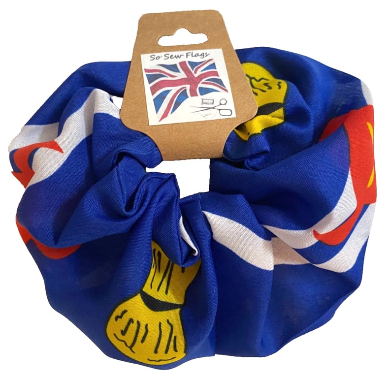 Oxfordshire Oxford Flag Hair Scrunchie Scrunchies Accessory Band Elastic