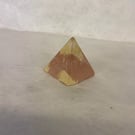 Pyramid made from traditional concrete mixtures indoor or garden ornament