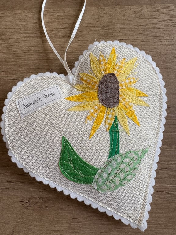Sunflower Hanging Heart