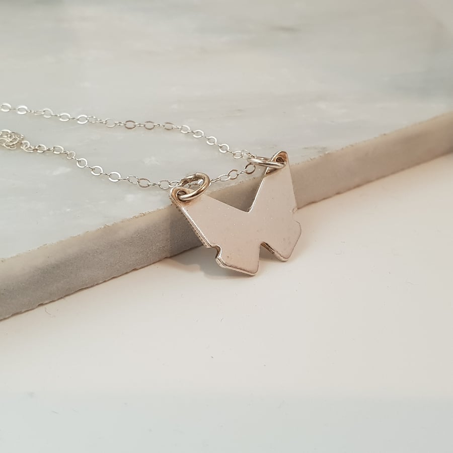 Sterling Silver Butterfly Necklace