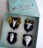 Set of 4 Mounted Head Magnets - Image 5