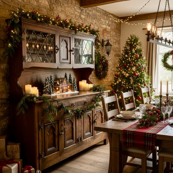 Beautiful Stained Oak Dresser by Webber Furniture in Perfect Condition