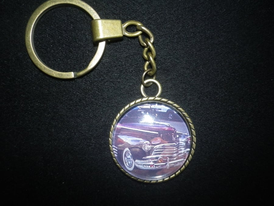 1946 Chevrolet Fleetline keychain,great car,30mm (1.25") image , vintage 1065