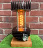 Motorcycle Engine Table Lamp, Upcycled Industrial Style - Image 3